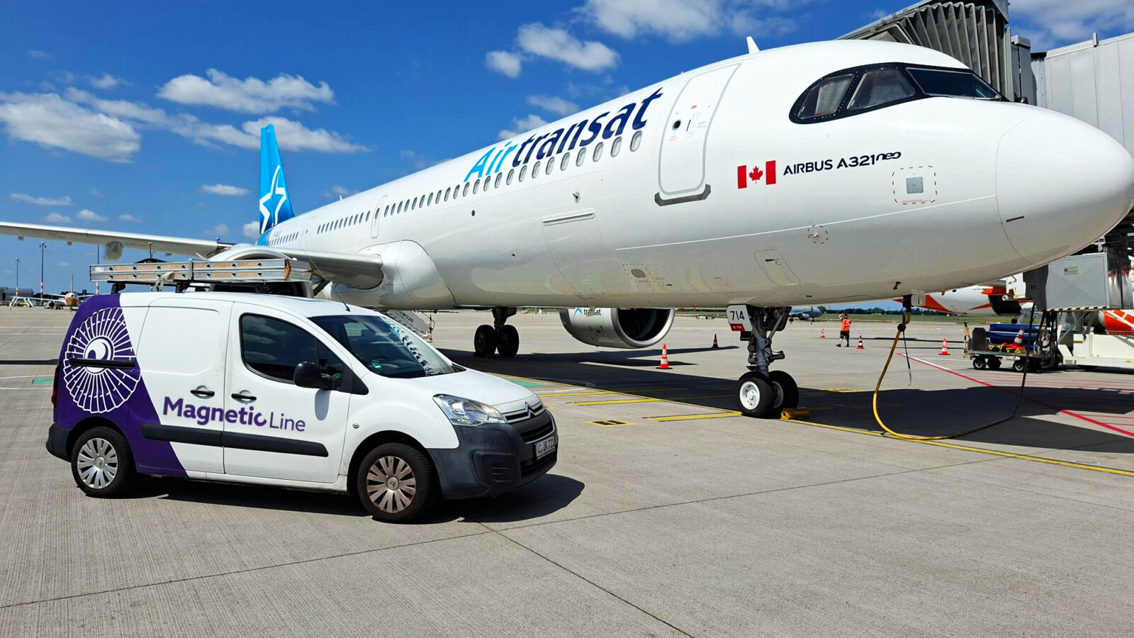 Magnetic Line Signs Two-Year Maintenance Agreement with Air Transat